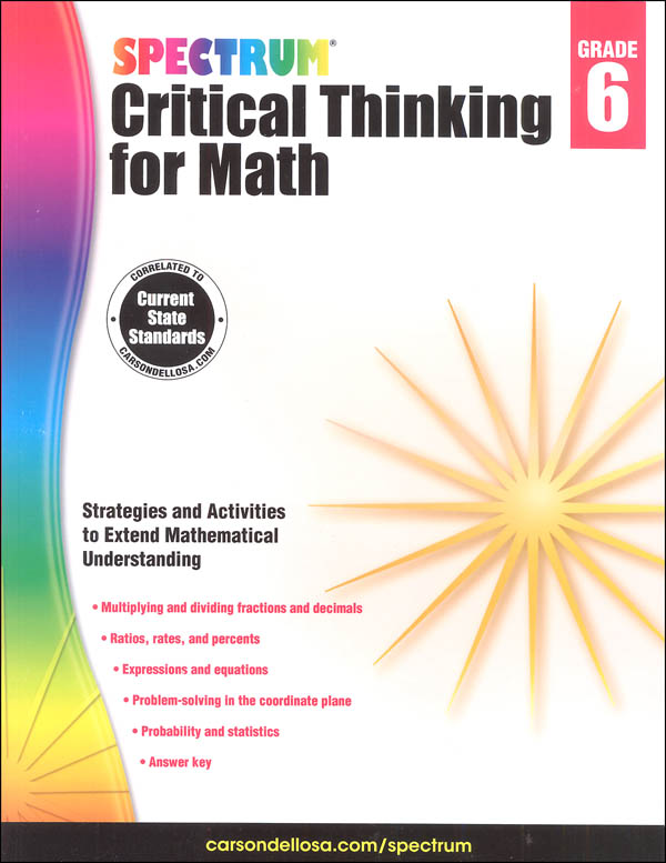 Spectrum Critical Thinking for Math 6