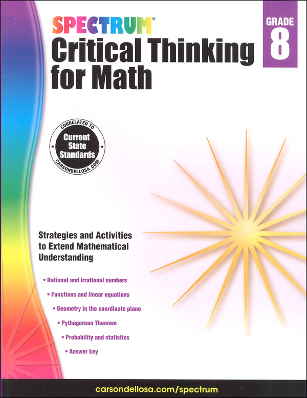 Spectrum Critical Thinking for Math 8
