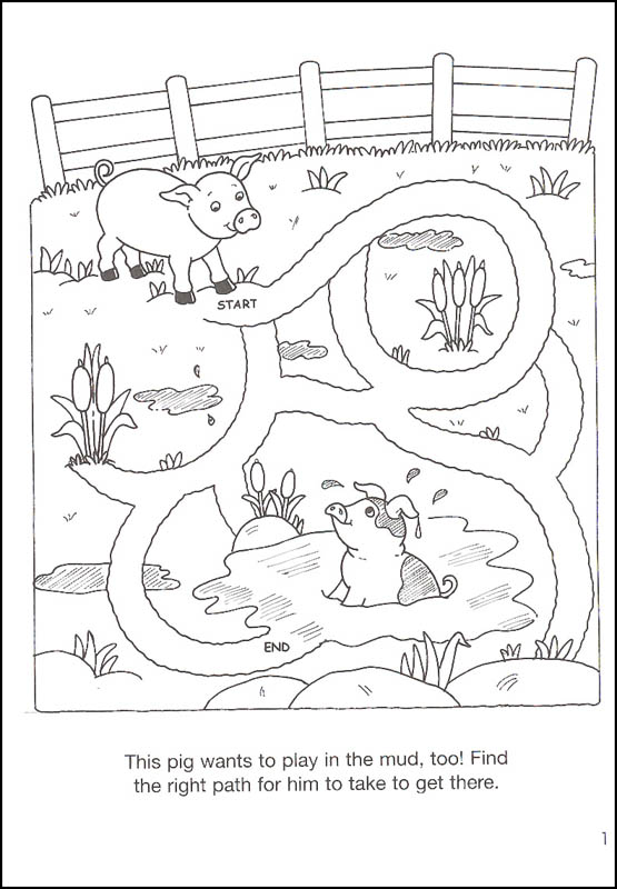 Little Animal Friends Mazes | Dover Publications | 9780486810355