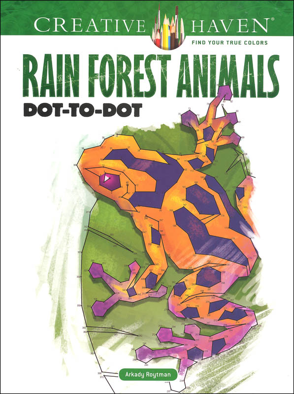 Rain Forest Animals Dot-to-Dot (Creative Haven)