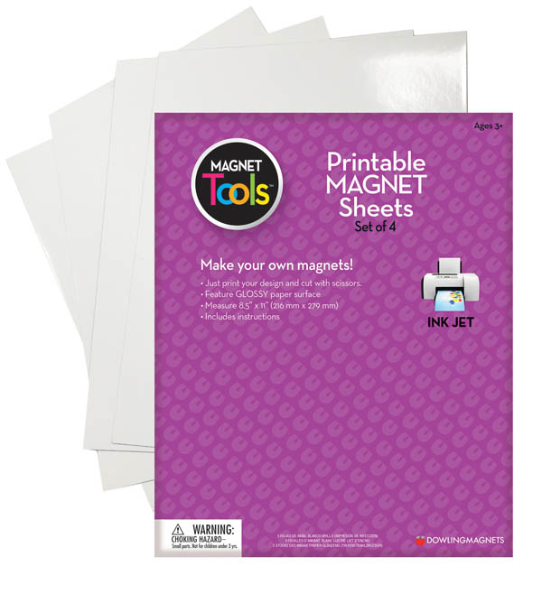 Printable Magnet Sheets (Set of 4)