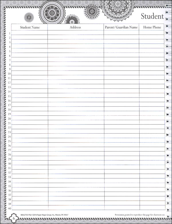 Blue Harmony Lesson Plan and Record Book Eureka