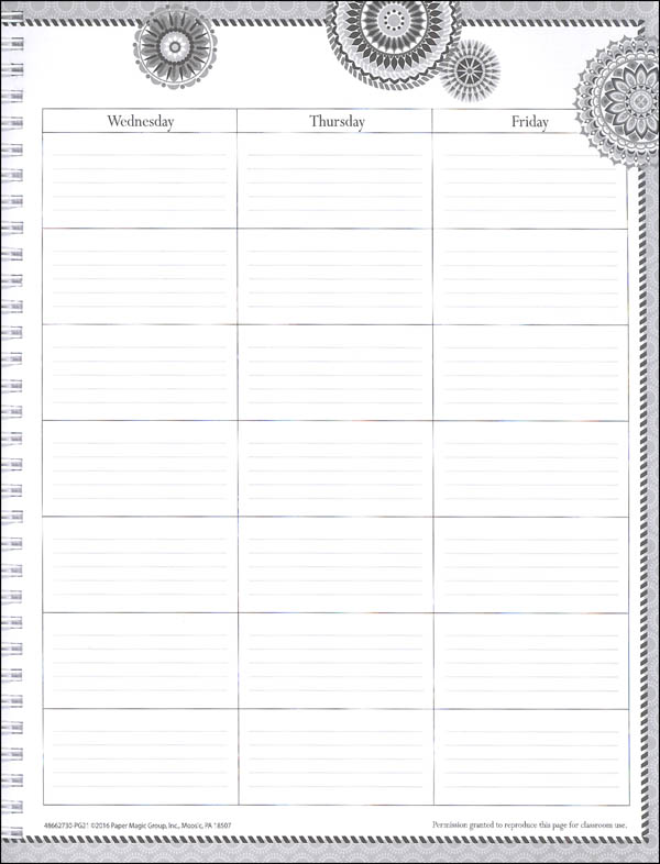 Blue Harmony Lesson Plan and Record Book Eureka