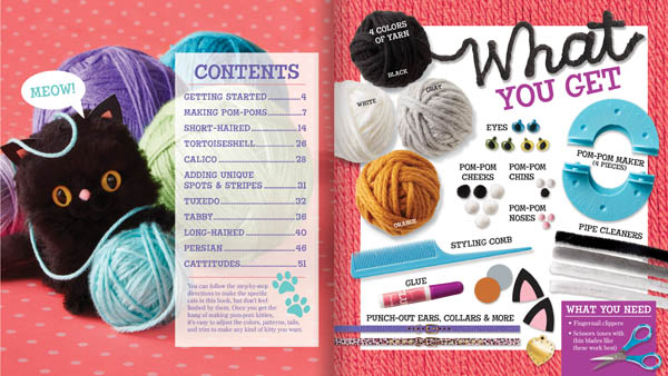 Pom Pom Kitties Klutz Press