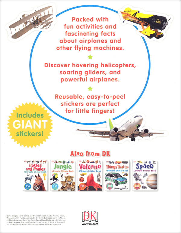 Ultimate Sticker Book: Airplanes and Other Flying Machines | Dorling ...