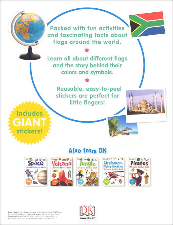 Ultimate Sticker Book Flags Around the World Dorling Kindersley