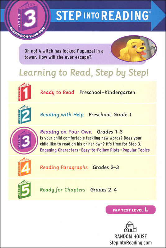 Pupunzel Step Into Reading Level 3 Random House Children S Books