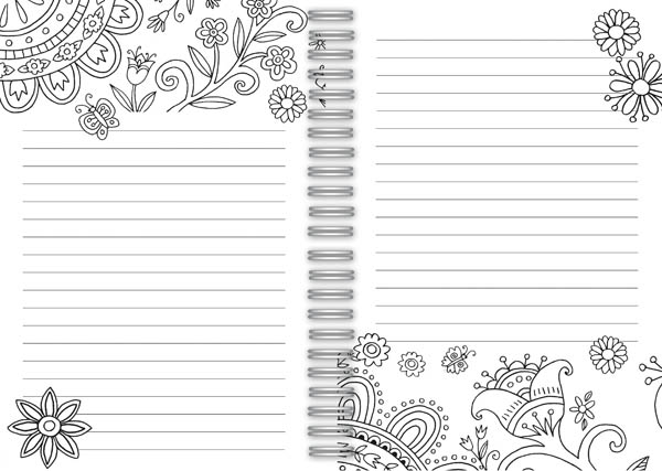 Coloring Spiral Journals - Believe in Wonderful | LANG