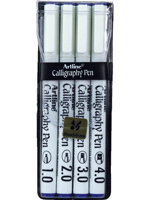 Calligraphy Pens - Blue (4 pack)