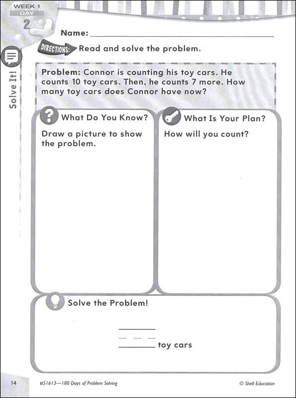 problem solving for first graders