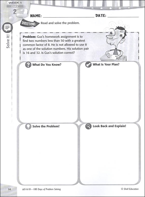 180 days of problem solving grade 6