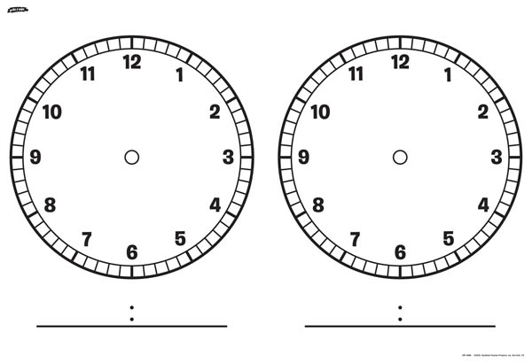Double Clock Faces Chart