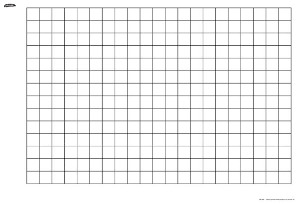 Large Grid Graphing Chart