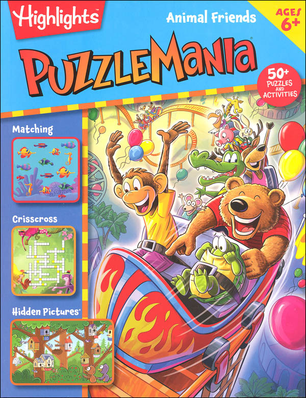 Puzzlemania: Animal Friends | Highlights for Children | 9781629797694