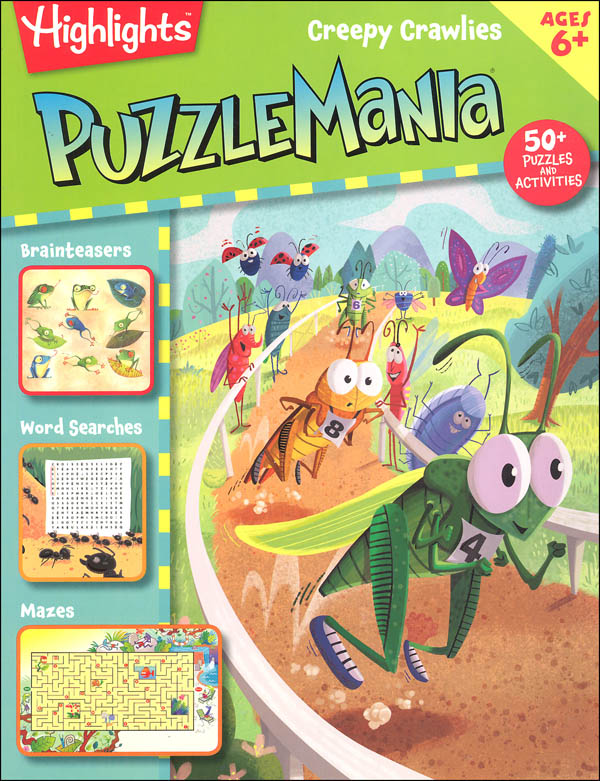 Puzzlemania: Creepy Crawlies | Highlights for Children | 9781629797687
