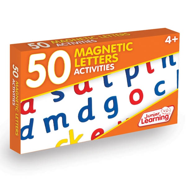 50 Magnetic Letters Activity Cards