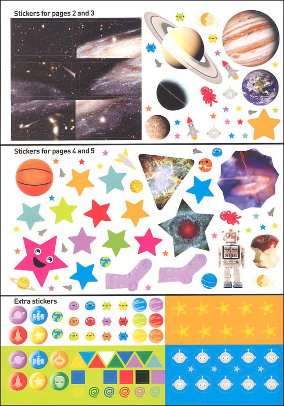 solar system stickers books