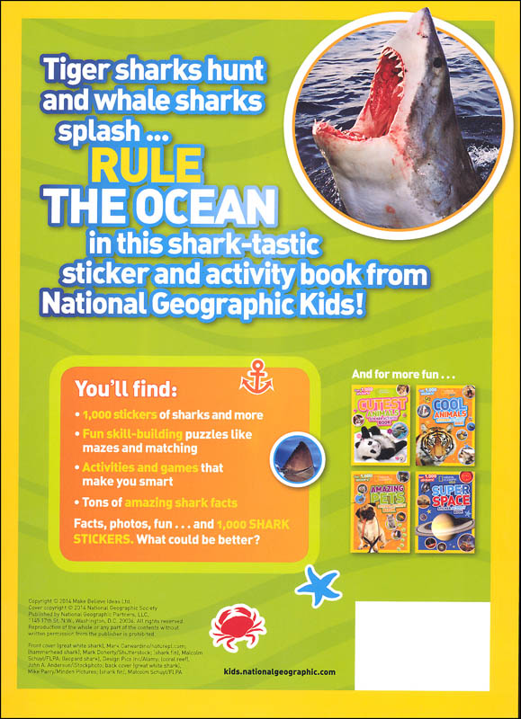 Shark Sticker Activity Book (National Geographic Kids) | National
