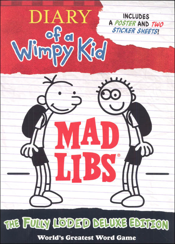 Diary of a Wimpy Kid Mad Libs: Fully Loded Deluxe