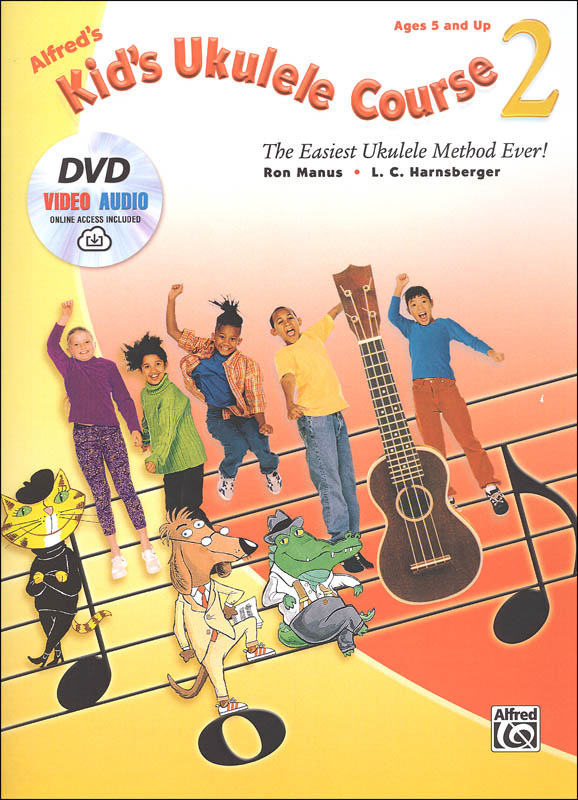 Alfred's Kid's Ukulele Course 2: Book, DVD & Online Audio & Video