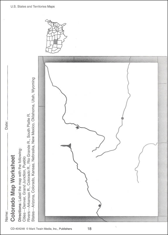 U.S. States and Territories Maps | Mark Twain Media | 9781622235933