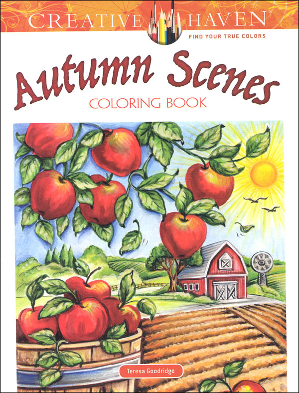 Autumn Scenes Coloring Book (Creative Haven)