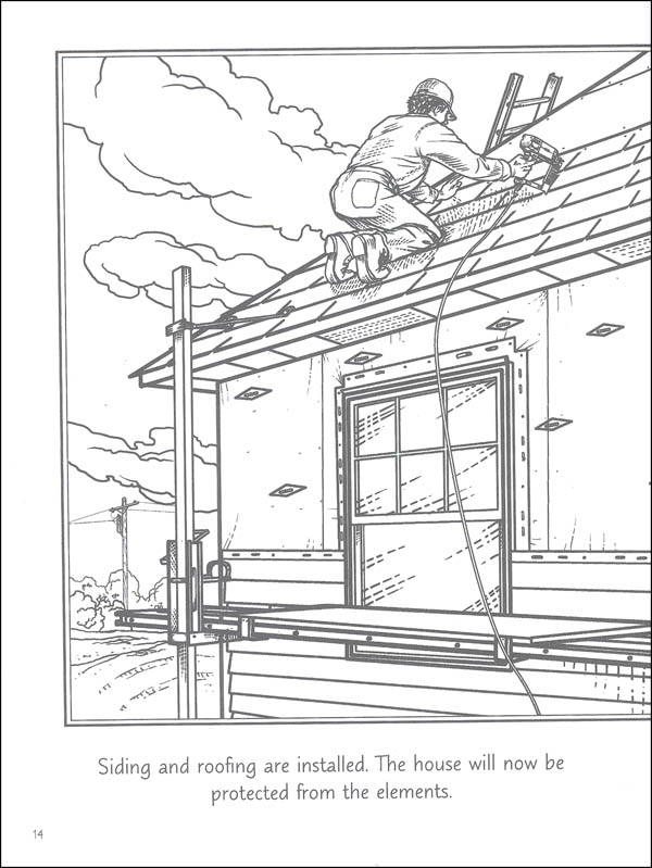 Let's Build a House! Coloring Book | Dover Publications | 9780486812137