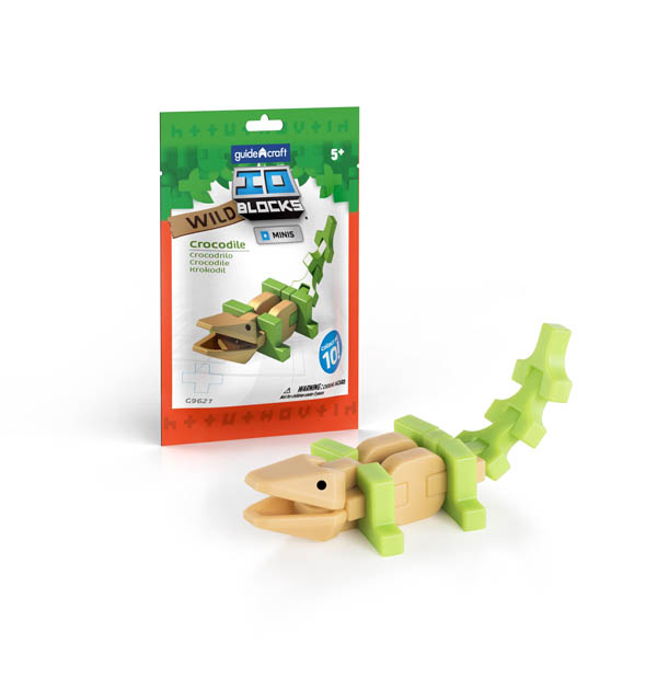 IO Blocks Minis Wild Crocodile Guidecraft