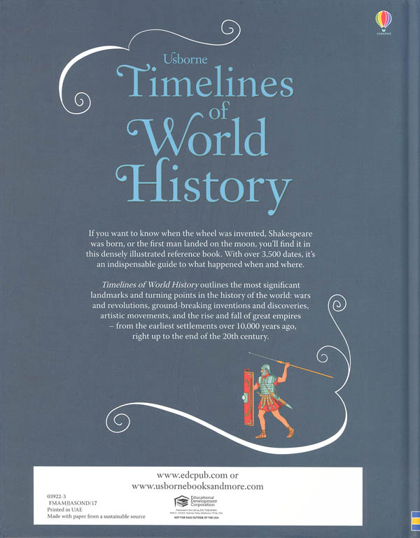 Timelines of World History (Usborne) EDC / Usborne 9780794539214