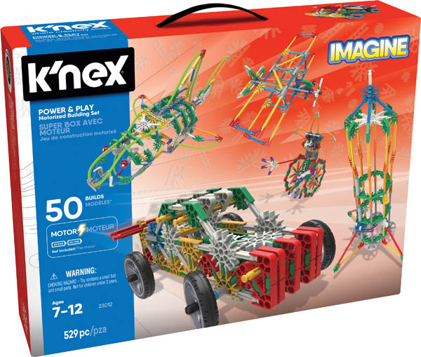 Knex Power & Play Juego de construcción 50 Modelo Motorizado 