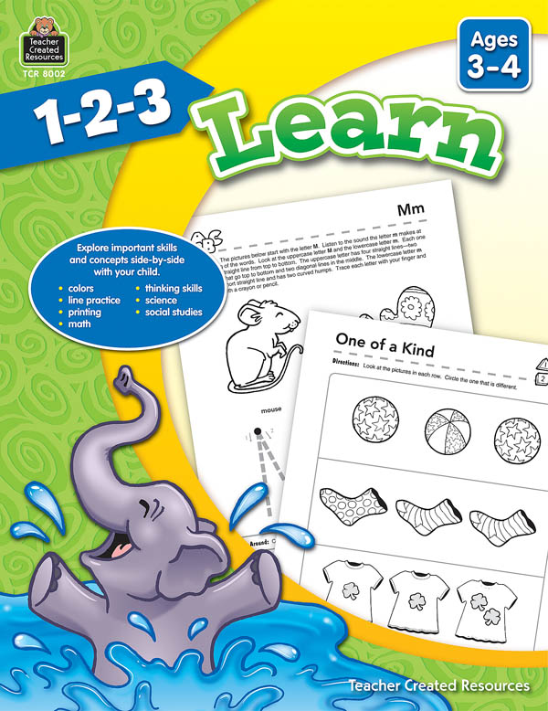 1-2-3 Learn - Ages 3-4
