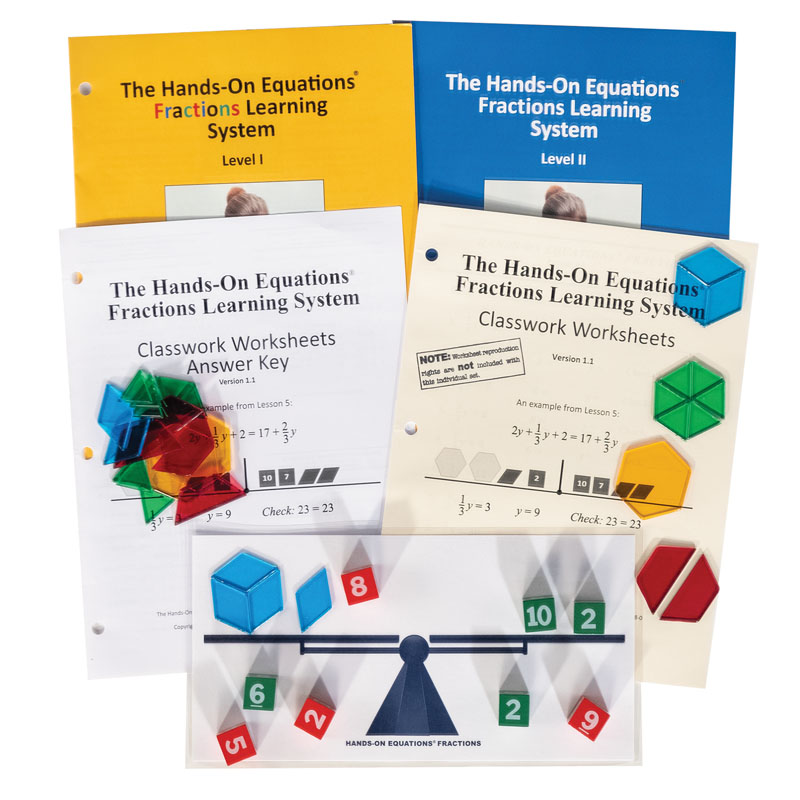 Hands-On Equations Fractions Learning System