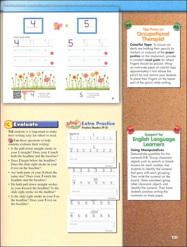 Zaner-Bloser Handwriting Grade 1 Homeschool Bundle-Student Edition