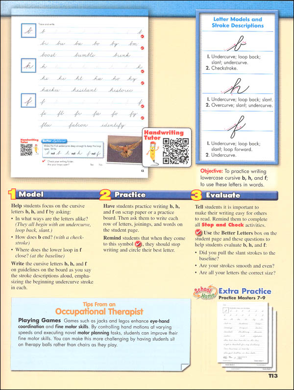 ZanerBloser Handwriting Grade 6 Homeschool BundleStudent Edition/Teacher Edition (2016 edition