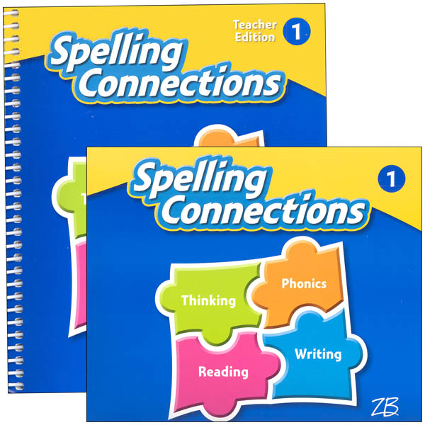 ZanerBloser Spelling Connections Grade 1 Homeschool Bundle (2016