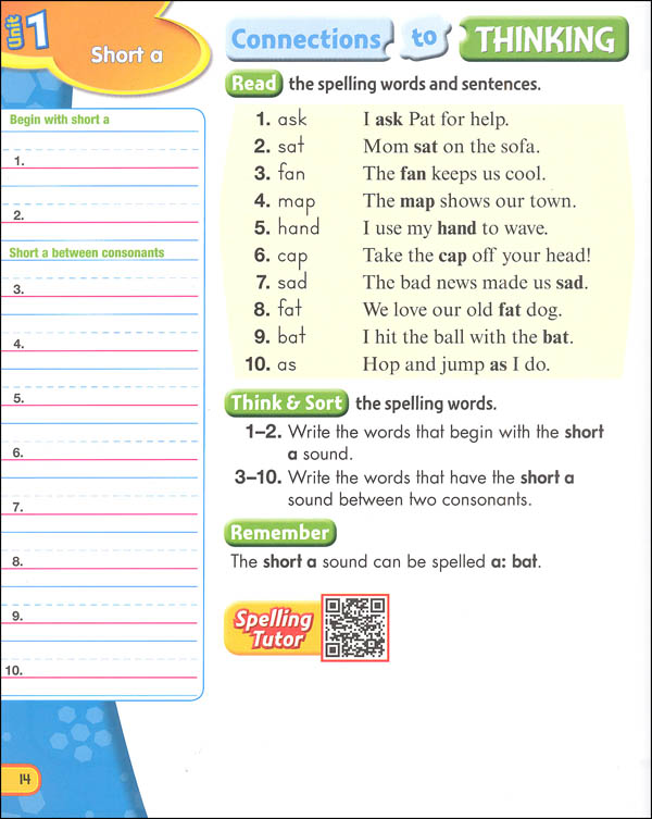 Zaner-Bloser Spelling Connections Grade 2 Student Edition (2016 edition ...