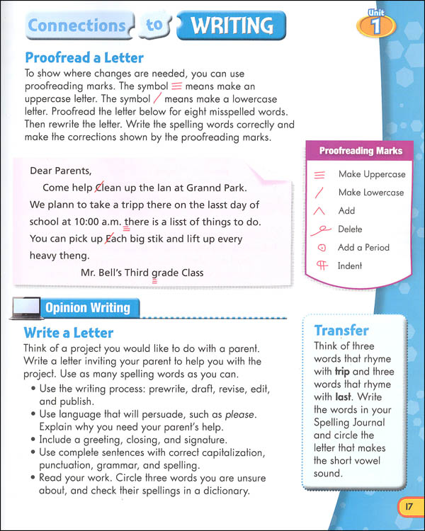 ZanerBloser Spelling Connections Grade 3 Student Edition (2016 edition) ZanerBloser