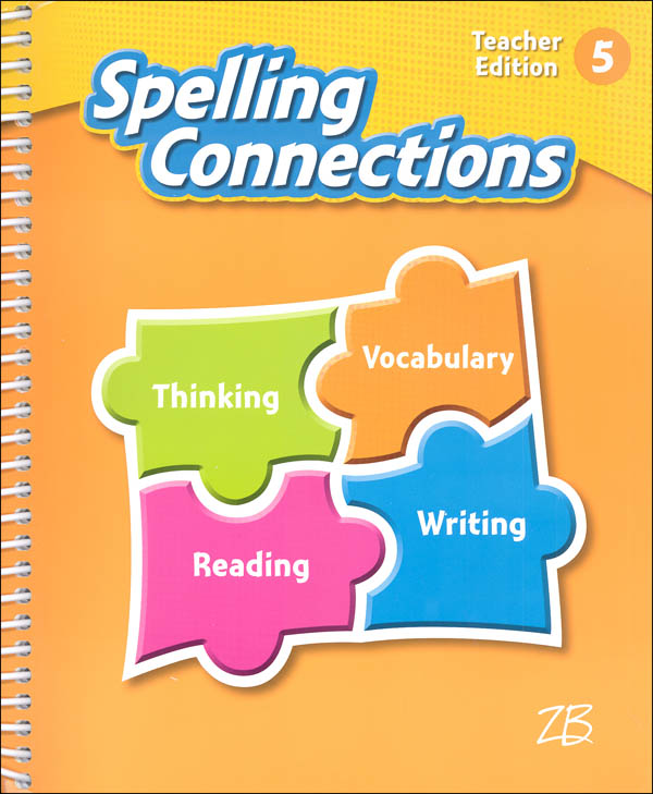 ZanerBloser Spelling Connections Grade 5 Homeschool Bundle (2016