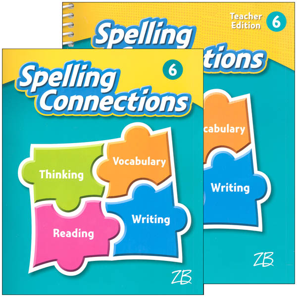 Zaner-Bloser Spelling Connections Grade 6 Homeschool Bundle (2016 edition)
