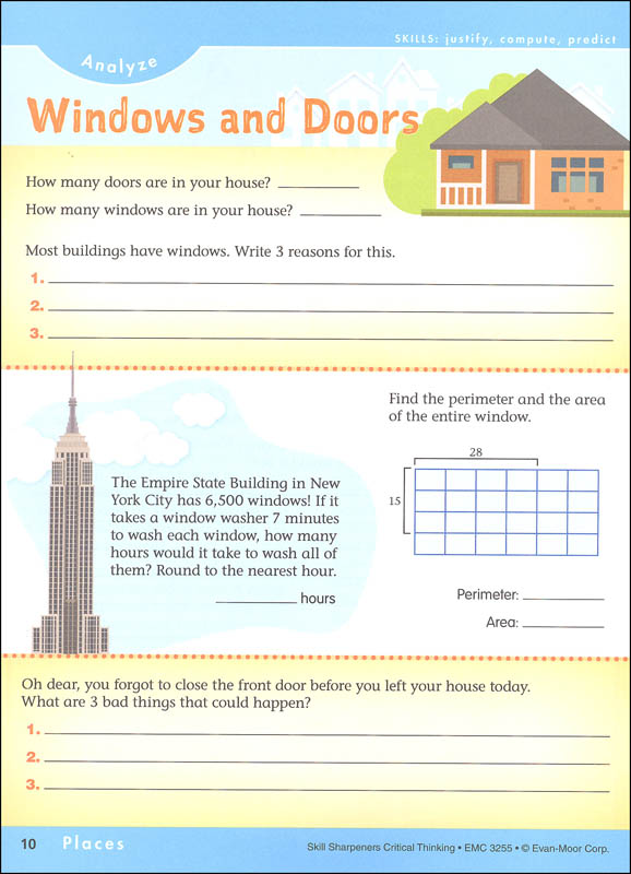 Skill sharpeners: critical thinking, grade 5 pdf picture