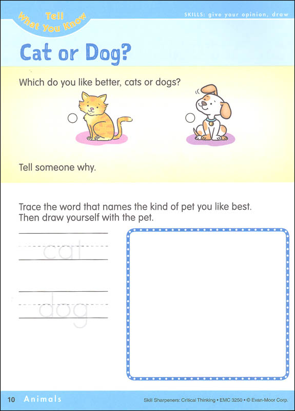 Skill sharpeners critical thinking, grade 2 picture