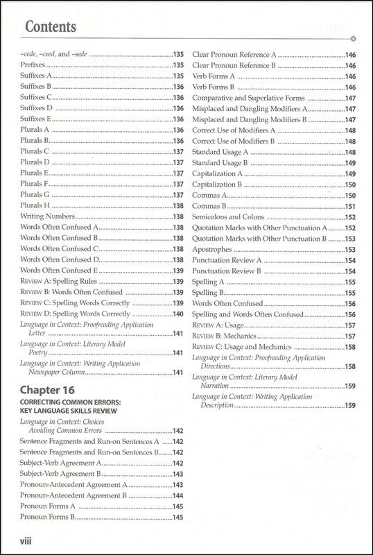 Holt Traditions Warriner's Handbook Language and Sentence Skills