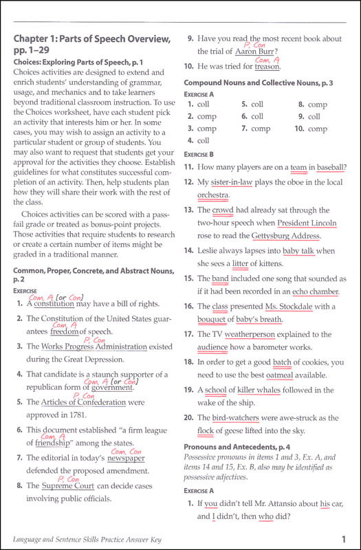 Holt Traditions Warriner's Handbook Language and Sentence Skills