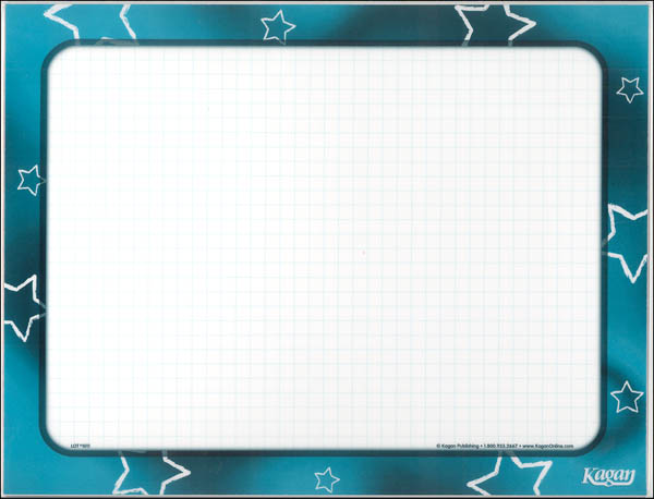 Answer Board, DoubleSided, Dry Erase  Kagan Publishing