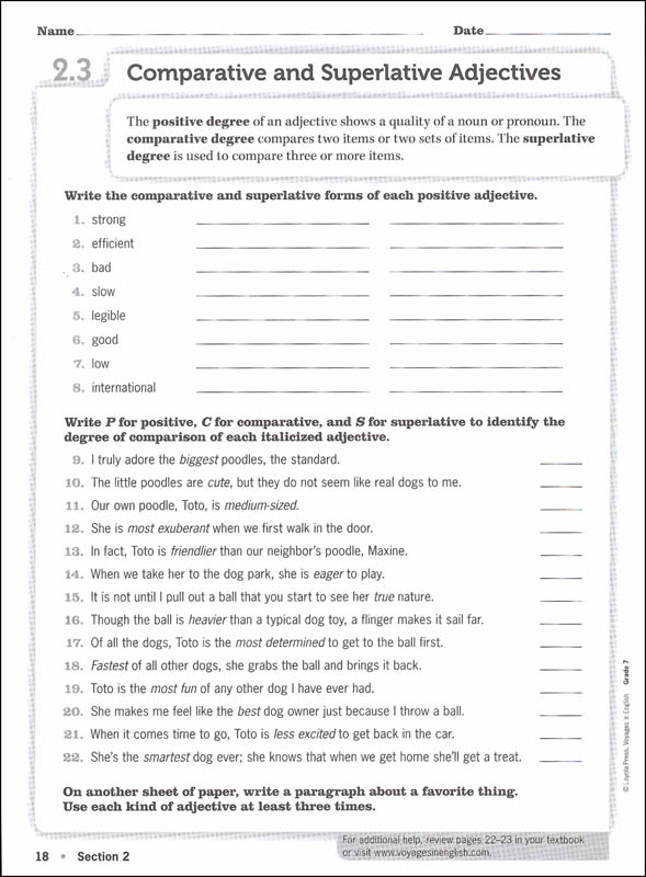 voyages in english grade 7 answer key