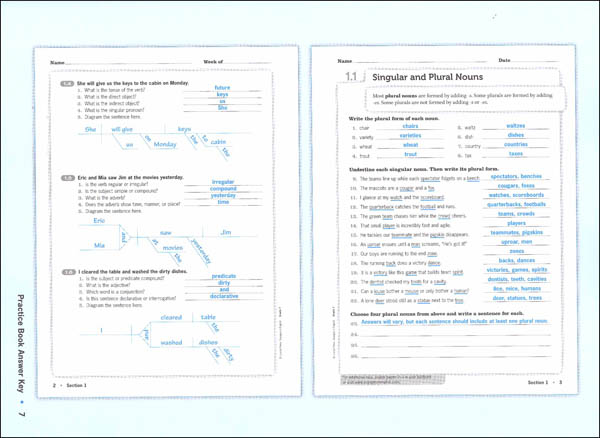 Voyages In English 2018 Grade 7 Practice Assessment Key Loyola 