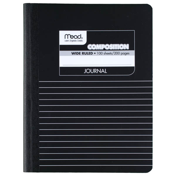 Mead Square Deal Black Marble Journal Composition Book 100 Sheets