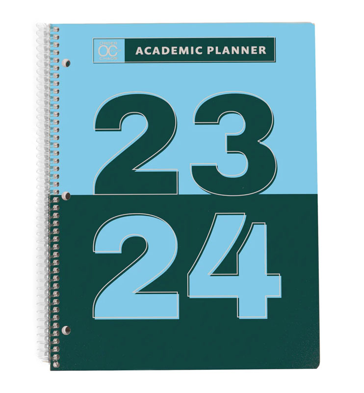 Academic Planner - Letter Size: Blue Moon  July 2023 - June 2024