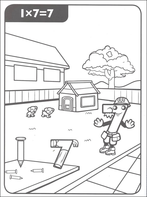Meet The Math Facts Coloring Book Coloring Pages