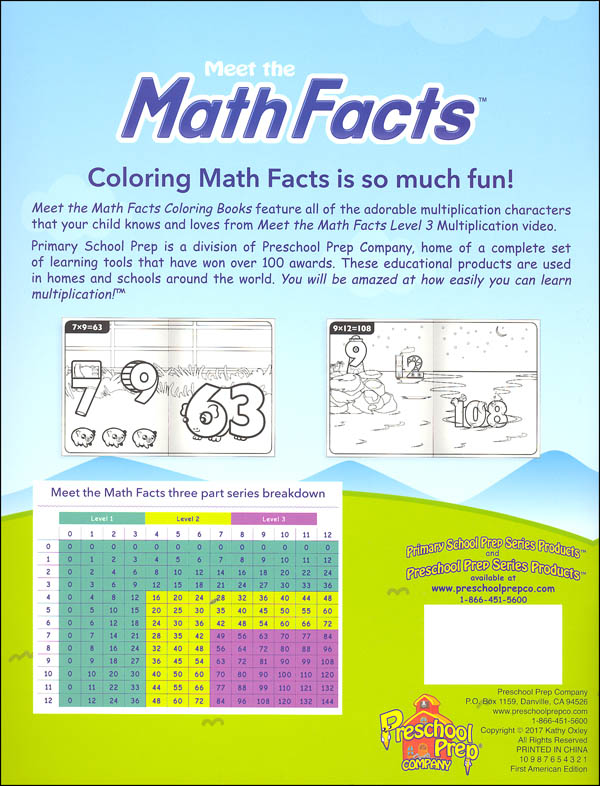 Meet The Math Facts Multiplication